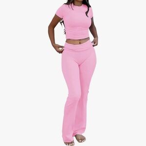 Pink Women's Jumpsuit